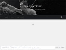 Tablet Screenshot of boxingwriter.co.uk